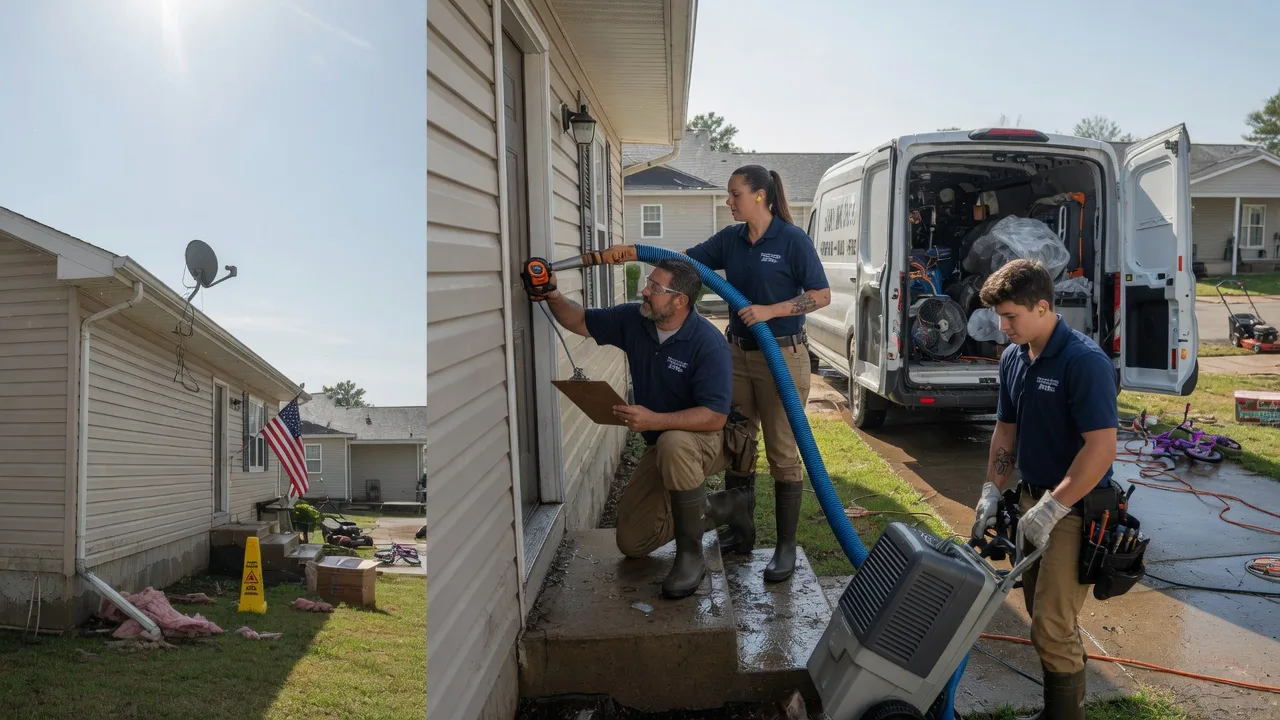 Ceiling Water Damage Restoration in Saint Martin, MN near me